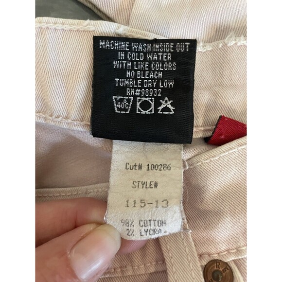 Red Engine Women's Light Pink Cropped Jeans - Picture 11 of 12